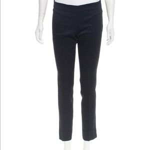 Derek Lam Midrise straight leg patterned pants